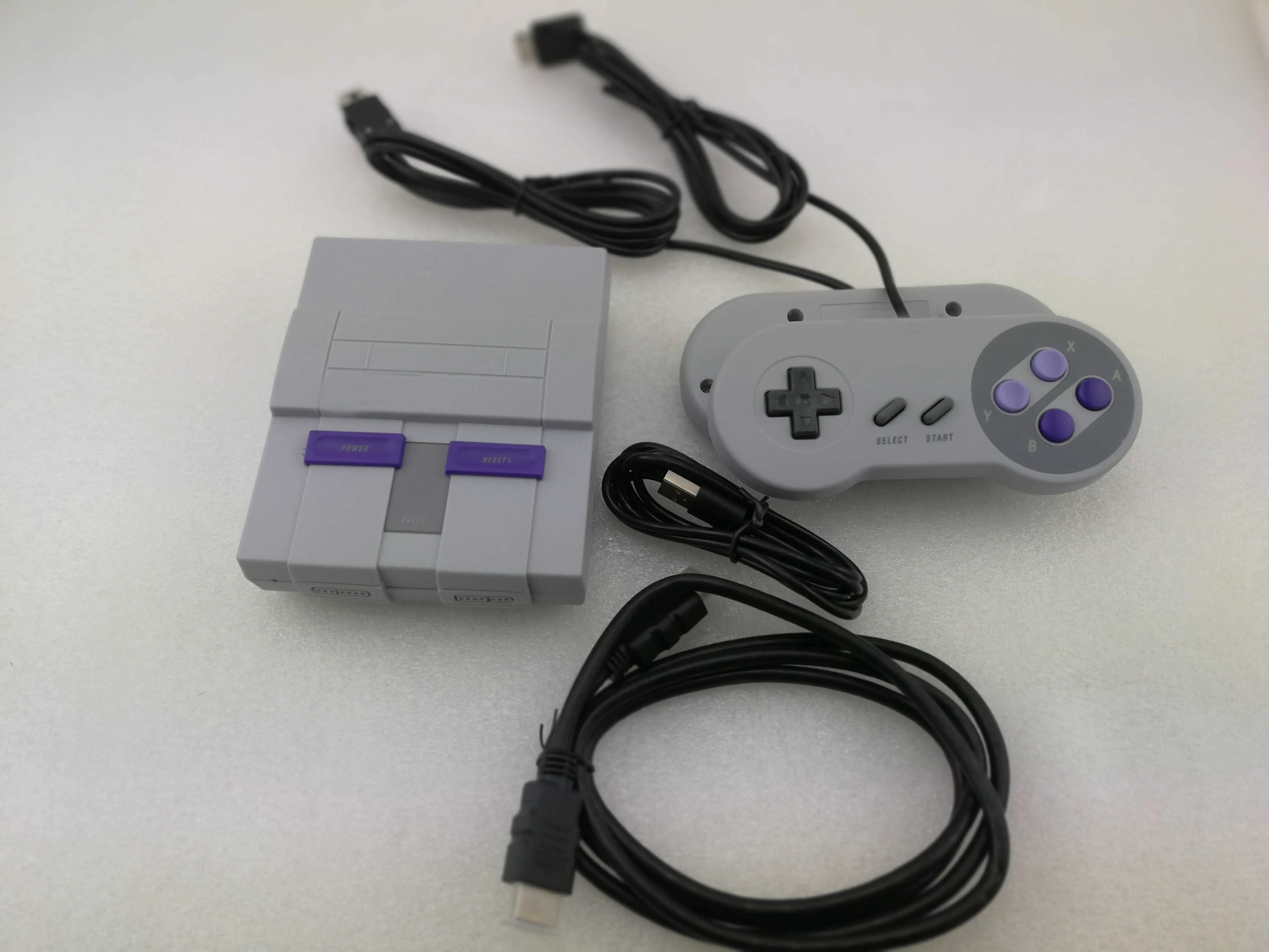 Consola de juegos SuperNES Nintend 21 juegos SNES Consola de juegos MINI SNES de 16 bits EE. UU. Versión 30 Juegos Soporte Tarjeta Tf - Image 3