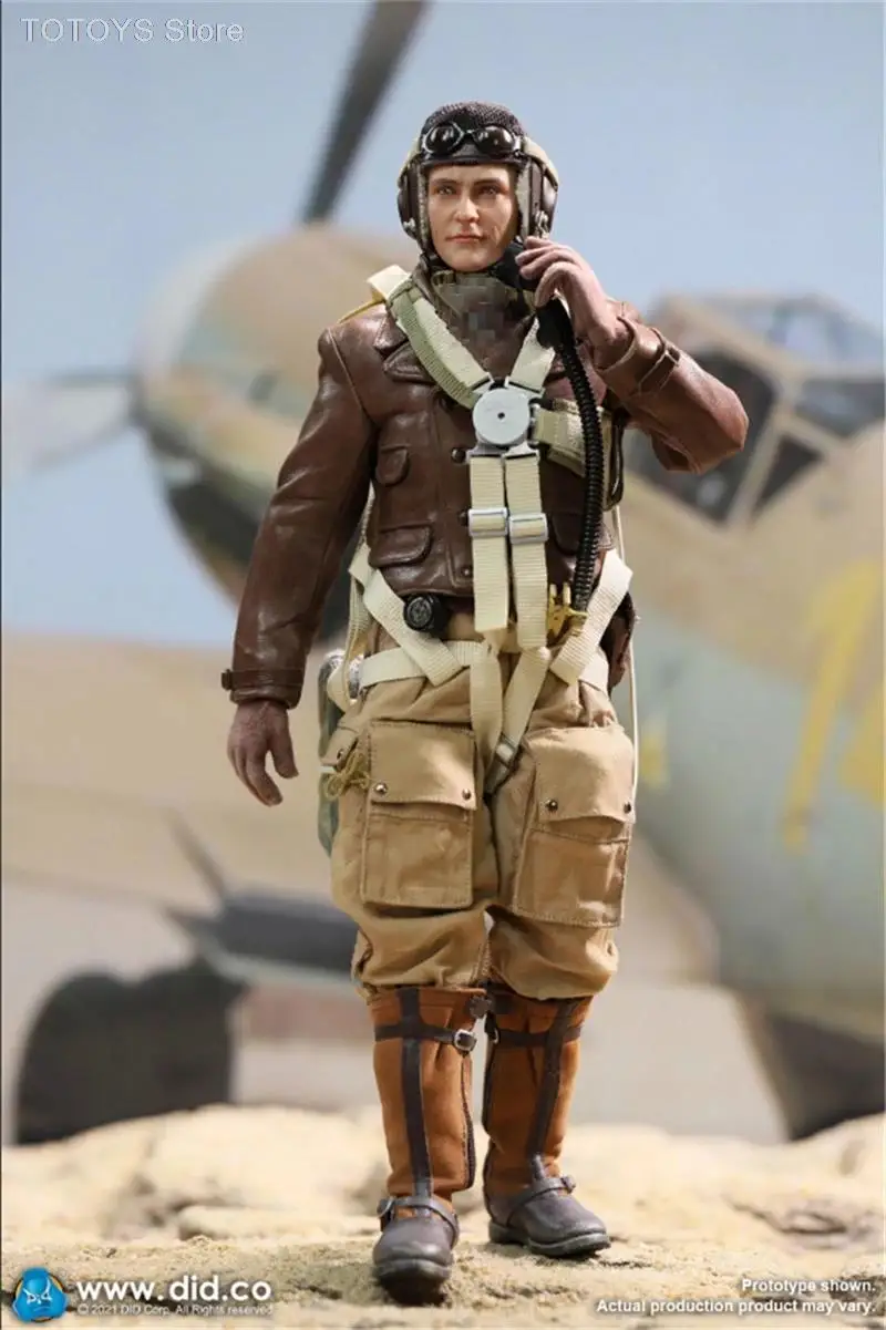 In Stock 1/6 DID D80154 Africa Star Hans Joachim Marseille WWII