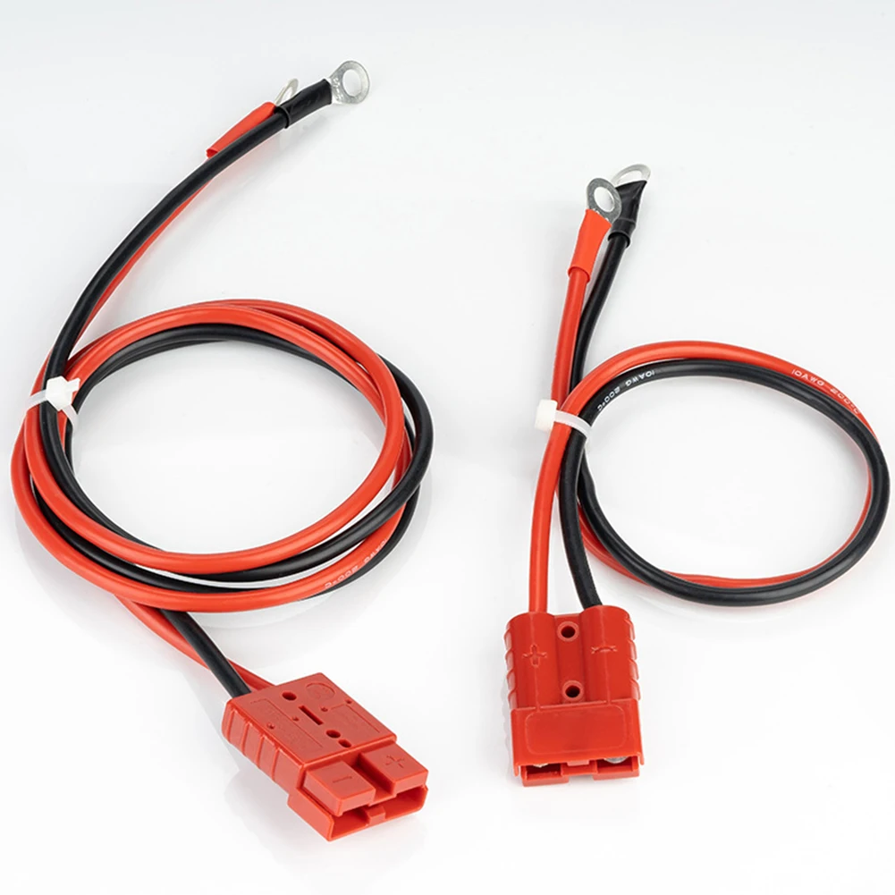 Câble D'Alimentation 50 A Avec Connecteur Anderson - 2 M, 12 V - Pour Batterie, Appareils Lourds - 9