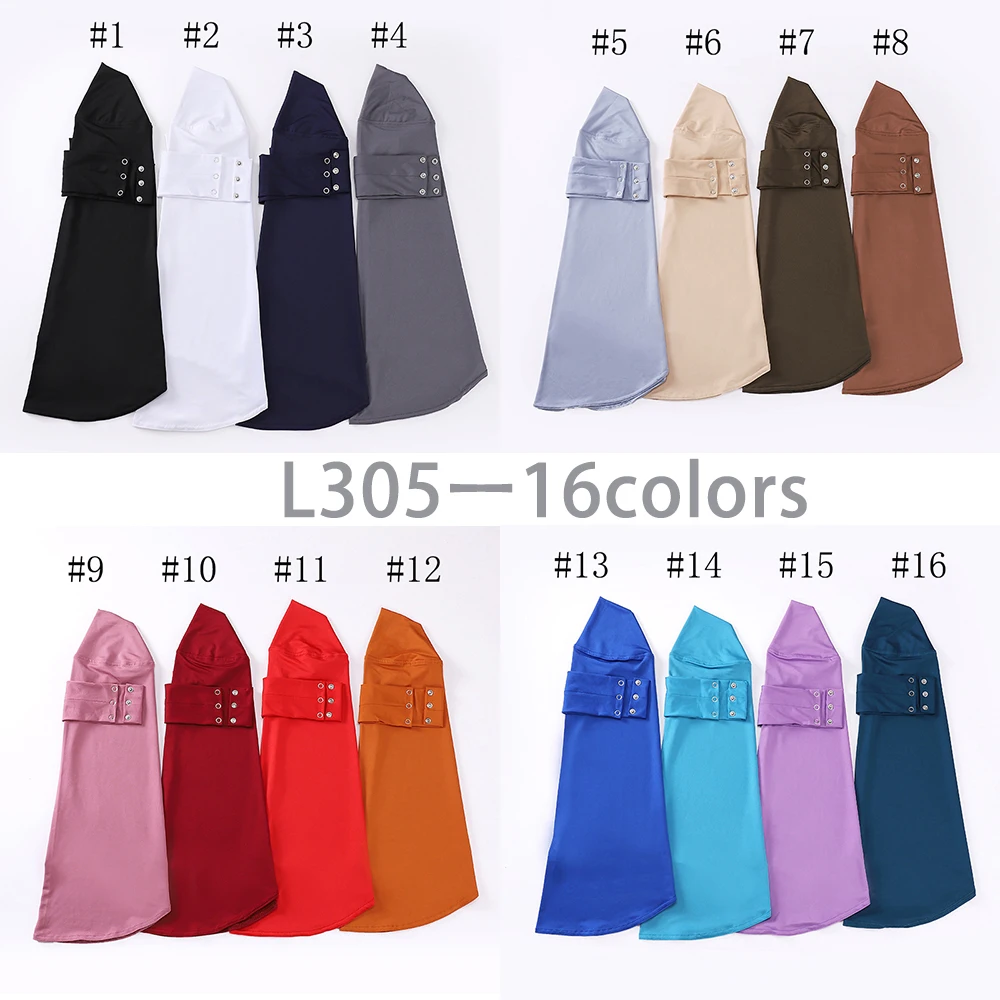 Hijabs hijab hijabs hijabs para mulher muçulmana hijab boné cobertura completa snap fastener cabeça envoltórios cachecol islamismo turbante