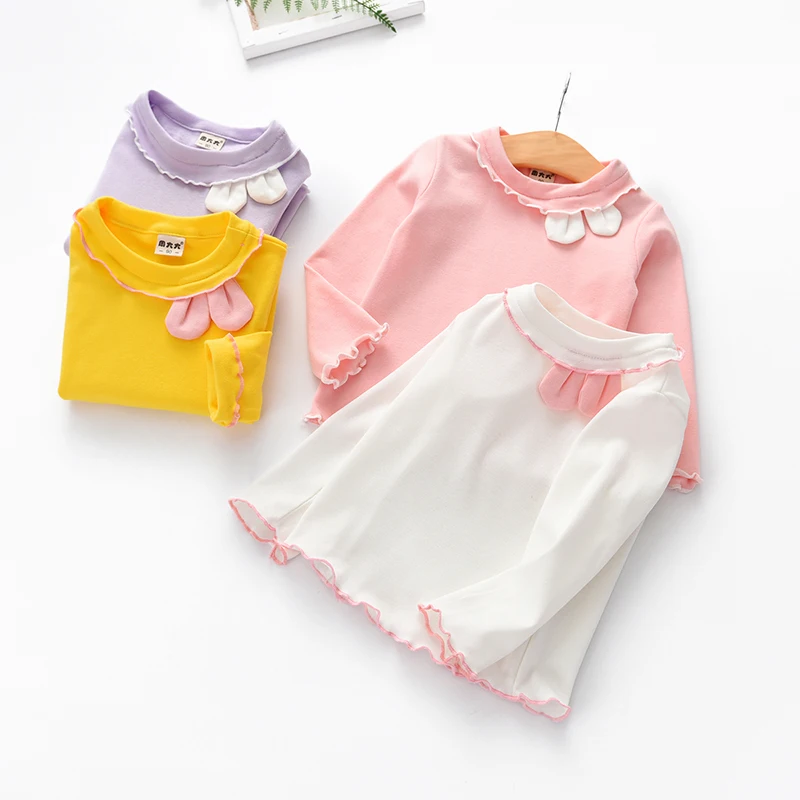 

Baby girl small shirt pure cotton baby colla 1