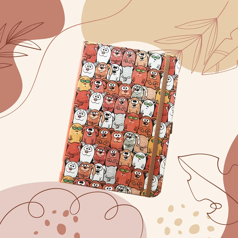 

Kawaii B6 Size Agenda Diary Cat And Dog Series Weekly Planner Organizer Notebook for School Stationery Officials Holiday Gifts