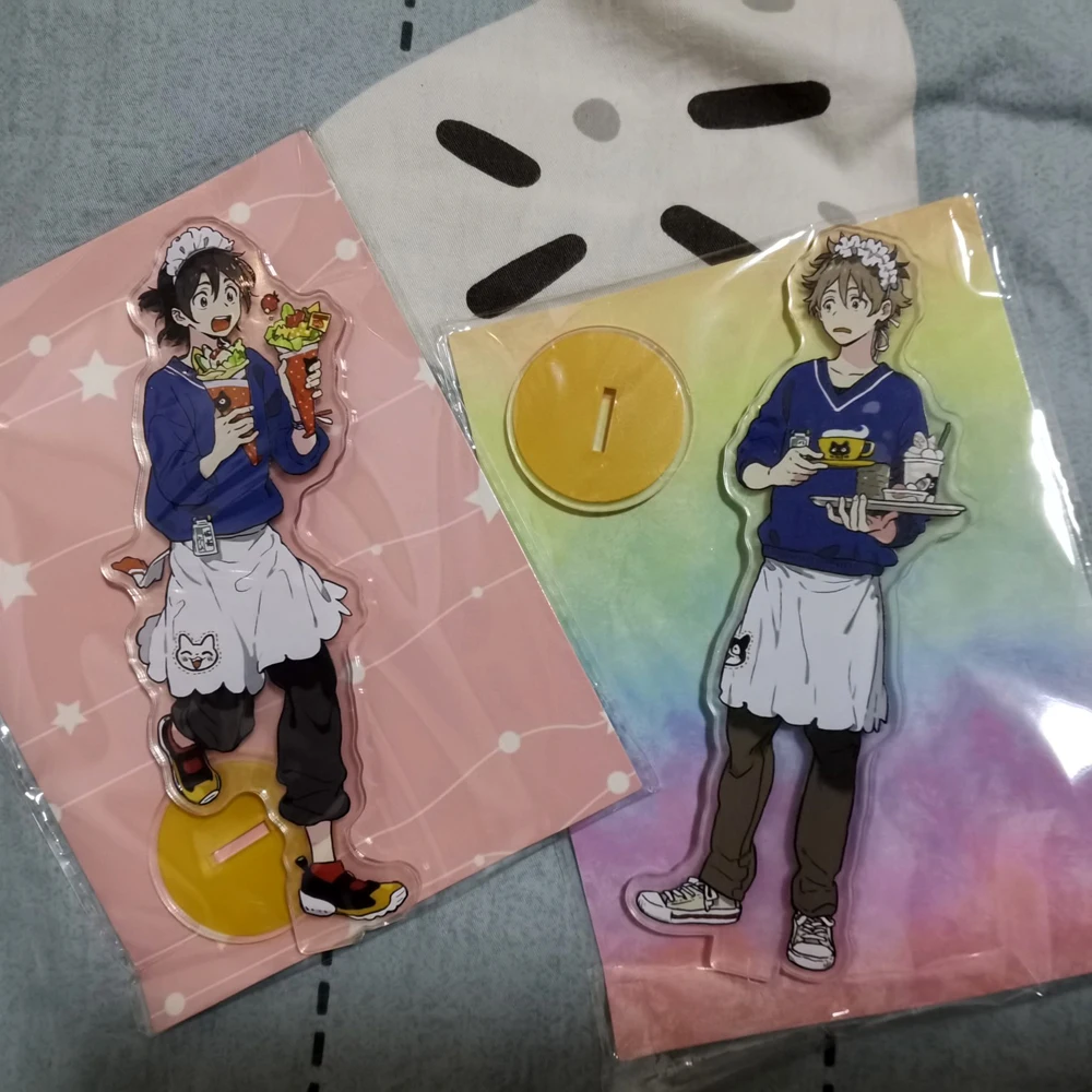 Umibe no etranger Acrylic Stand Figure Toys Anime Hashimoto Shun Chibana Mio Sakurako Cosplay Model Doll Ornament Gift wrestling toys