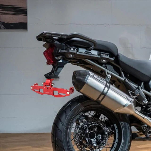 Soporte Universal ajustable para matrícula trasera de motocicleta, Marcos  ajustables para Moto, accesorios para Moto - AliExpress