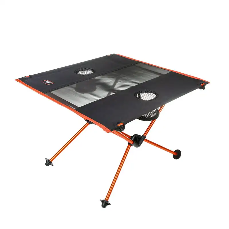 

Ultralight Camp Table, Portable design, Cup Holders, and Orange
