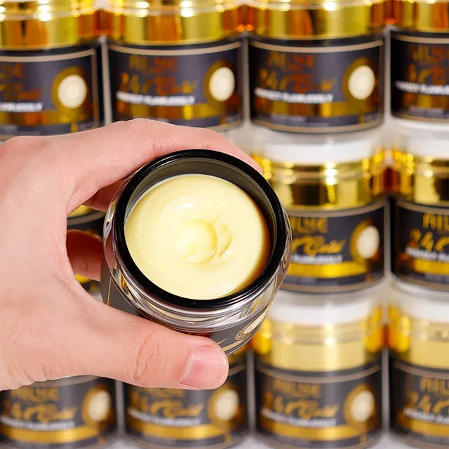 Ailke 24K Gold Collagen Cream Joint Removal Dark Spot Strong Whitening Face Anti Aging Skin Care Set