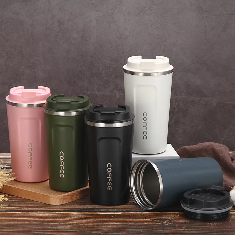 380ml New Creative Stainless Steel Coffee Thermos Vaccuum For Men