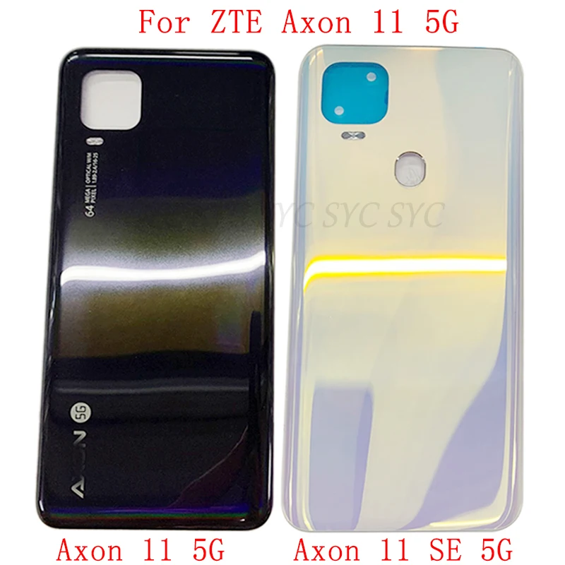 

Задняя крышка батарейного отсека для ZTE Axon 11 SE, задняя крышка с деталями для ремонта логотипа