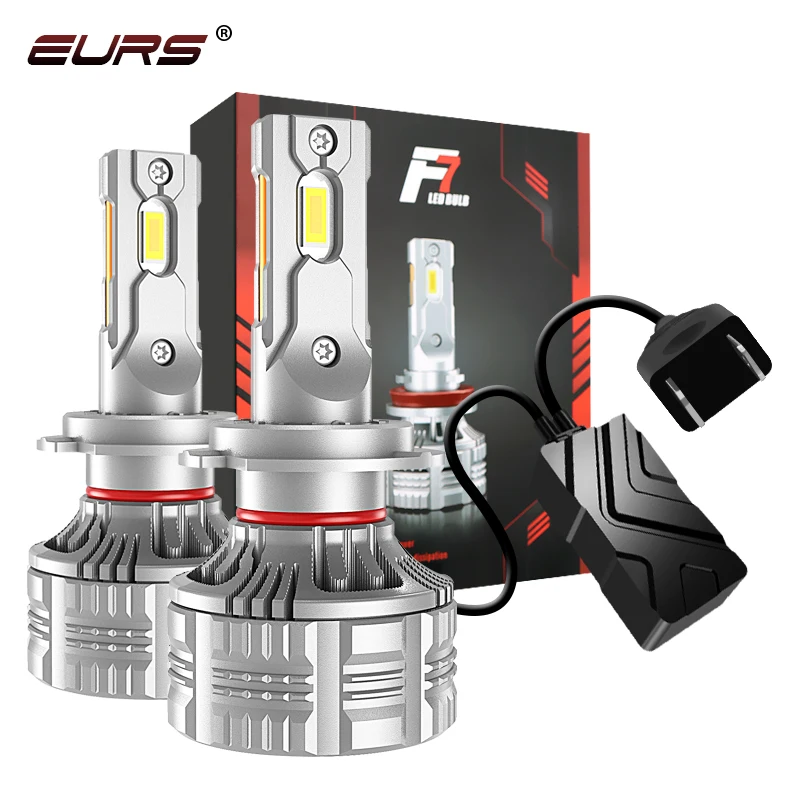 

EURS 130W F7 LED Lamp H4 H7 Canbus Car Headlights H11 H8 H9 LED Headlamp 9005 HB3 9012 9006 HB4 Fog Light 24000LM 6500K 12V 24V