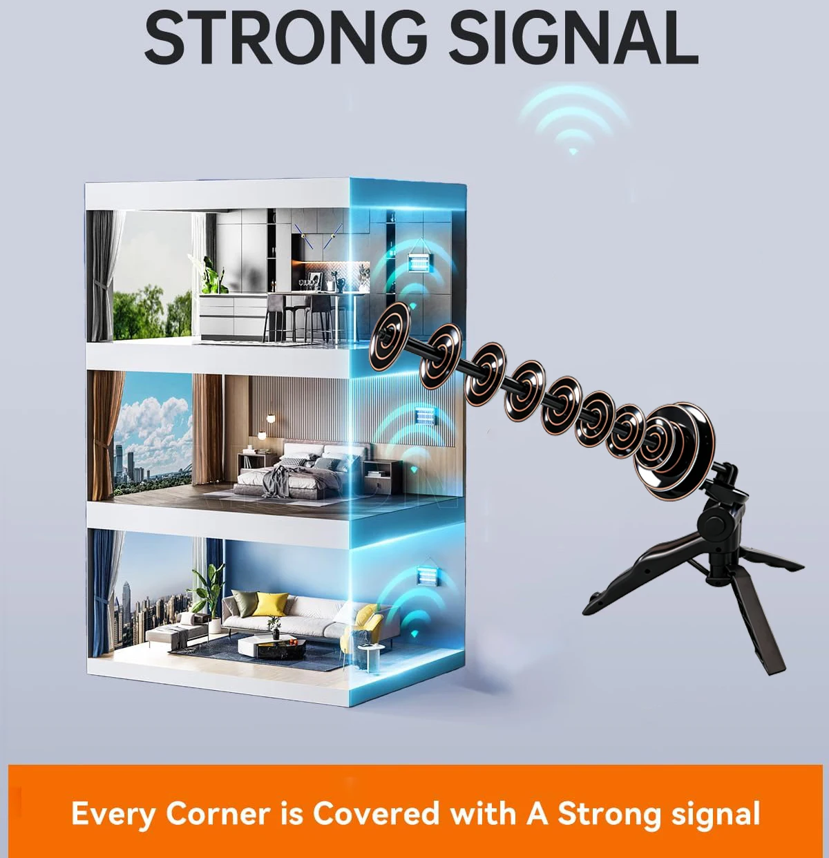 2.4G WiFi 지향성 안테나 이미지 전송 야기 안테나 비디오 전송 안테나 25dB 고이득 안테나 2.35-2.55GHZ