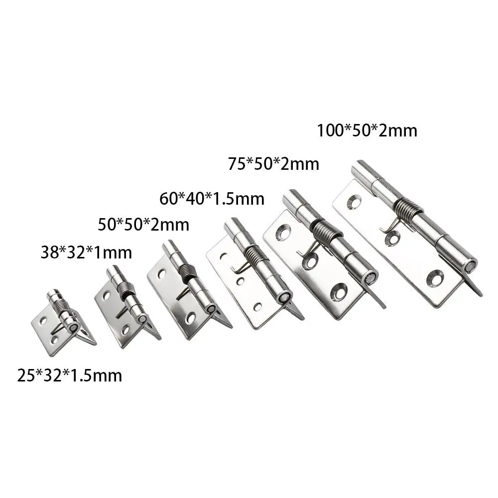 Description Picture 3 of itemDurable Automatic Door Hinge Rebound Stainless Steel Spring Hinges Hydraulic Buffer Cross Self Closing Hinge Windows
