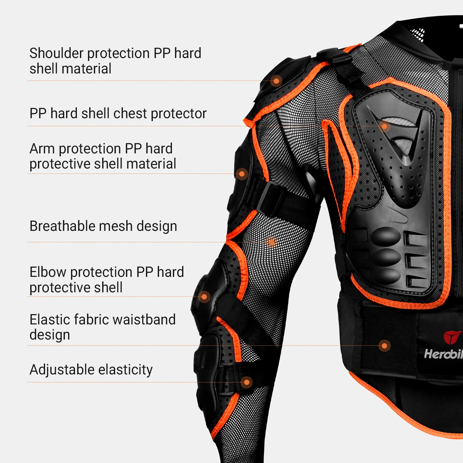 Motorcycle Jackets Men Full Body Motorcycle Armor Motocross Racing Moto Jacket Riding Motorbike Protection Size S-4XL