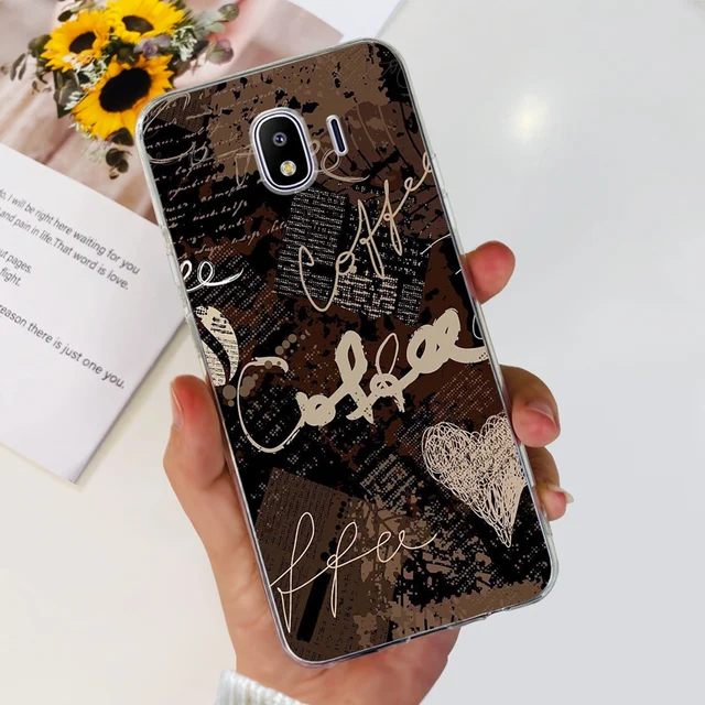For Samsung Galaxy J4 2018 Case SM-J400F Stylish Painted Cover