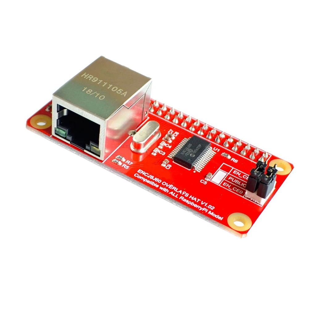 

Сетевой адаптер для Raspberry Pi ZERO ENC28J60, совместим с PI0 PIW