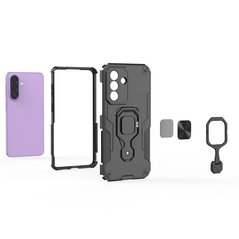 Anti-Shock Kickstand Magnetic Armor Phone Case Cover