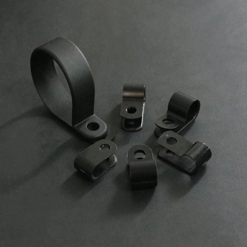 3.3 5.3 6.4 8.4 10.4 13.2 16 19 Plastic R-Type Nylon Cable Clamp Clips Hose Fasteners Mounting Fix Hardware Electrical Fittings