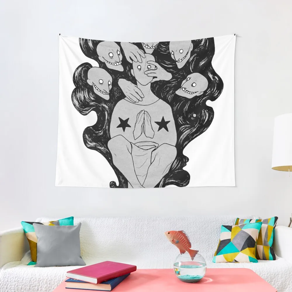 

Faces Tapestry Wall Tapestries House Decorations Tapestry