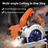 Mini Electric Cutting Machine Woodworking Multifunctional Portable Electric Saw Slotting Machine for Household Tile Stone Marble 5