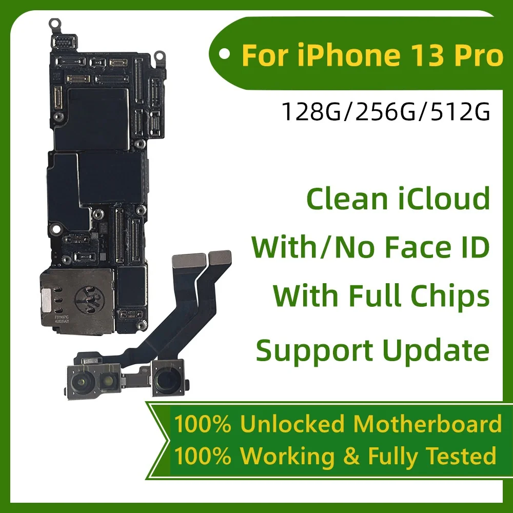 100% Unlocked Free Clean iCloud For iPhone 13 Pro Max Mainboard