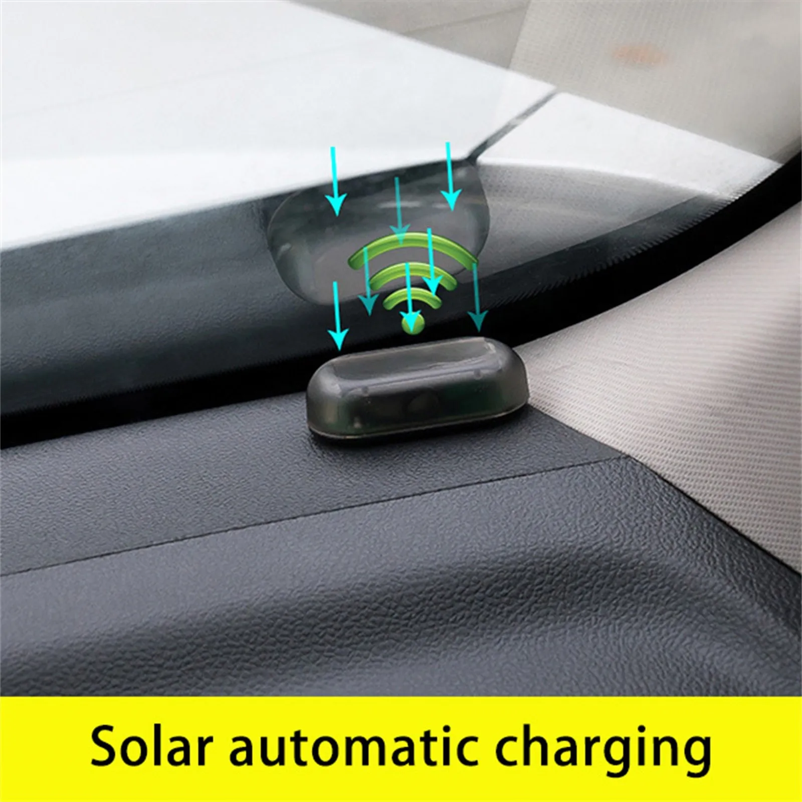 ping Led Light Simulate Warnings Antis Theft Solars Powers Dummy Car Alarm System Flashing Lamps Anti-Theft Security