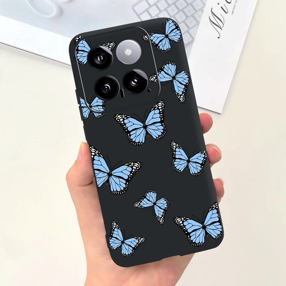 Sunflower Pattern Candy Color Soft Silicone Back Cover
