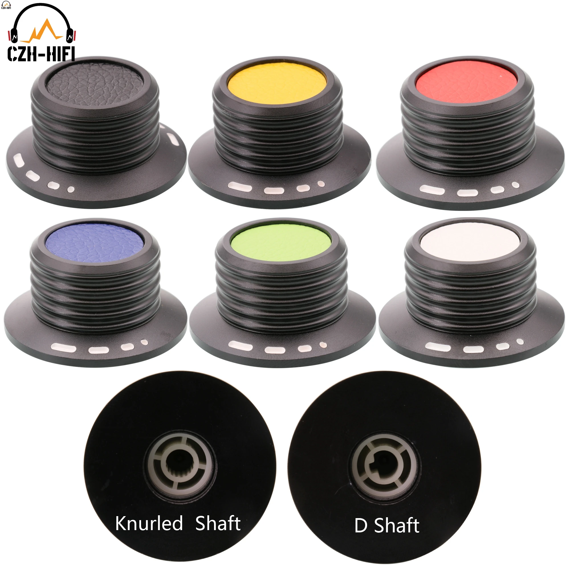 

1pc 40mm CNC Machined Solid Aluminum Knob for Audio Amplifier Turntable Radio Volume Control Potentiometer Subwoofer DAC CD