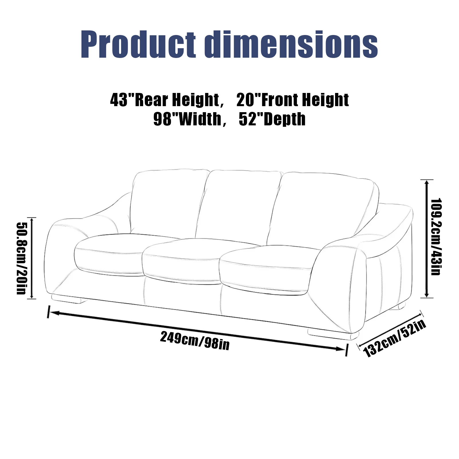 Transparent Couch Cover on Sofa