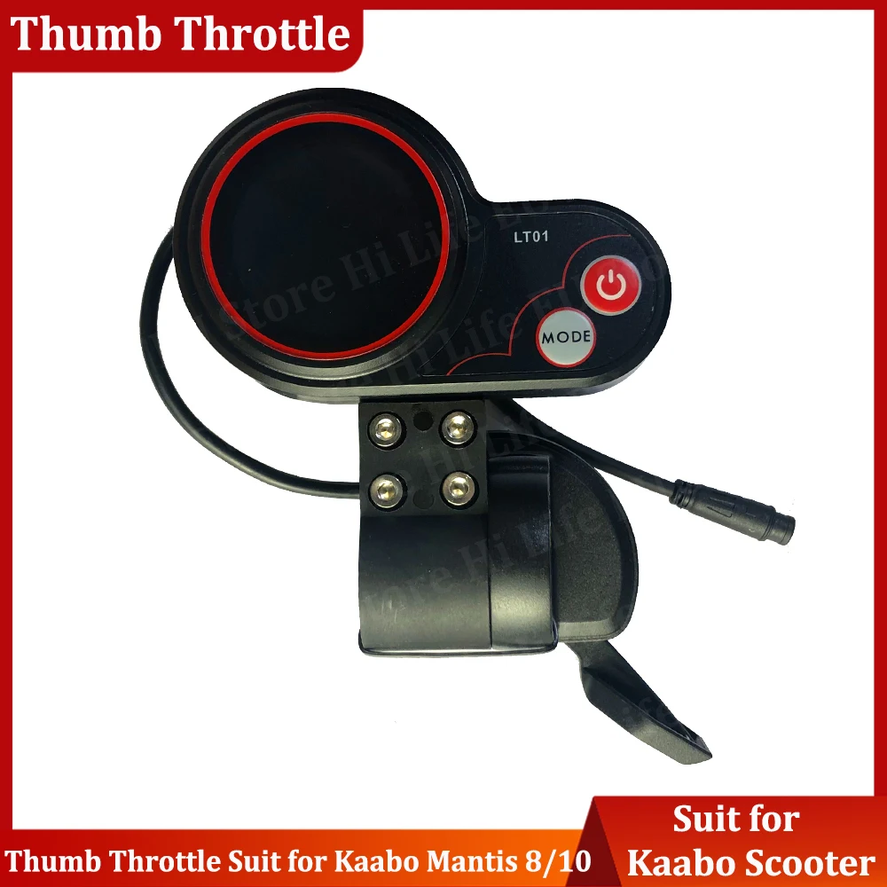 Thumb Throttle Display Suit Per Kaabo Mantis 8 /10 Kaabo Wolf Warrior X / Wolf Warrior 11 Scooter Elettrico
