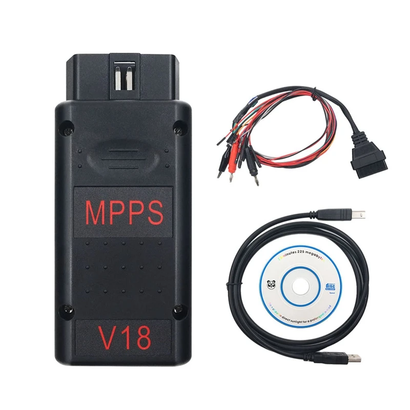 

MPPS V18 OBD2 Diagnostic Tool MAIN + TRICORE + MULTIBOOT V18.12.3.8 with Breakout Tricore Cable