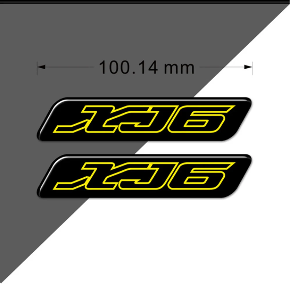Motorcycle Tank Pad For Yamaha XJ6 Tankpad Protective Fish Bone Stickers Emblem Badge Logo
