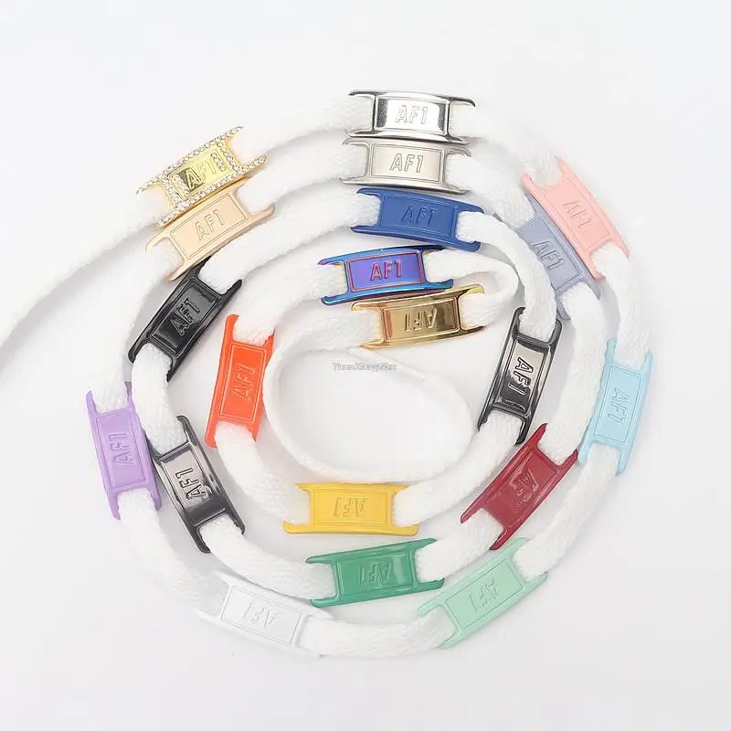 AF1 Shoelaces White Flat Laces Air Force One Shoe Decoration 8