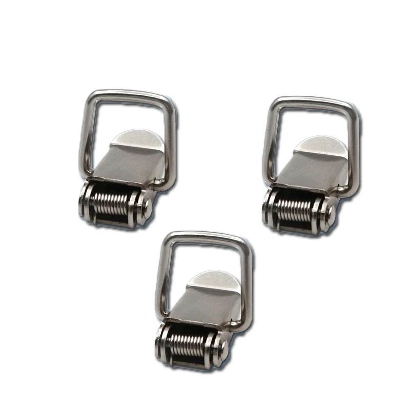 Hasp Catch Duck-Mouth Buckle Stainless Steel Iron Hasp Latch Spring Lock Clasp For Various Box Drawer