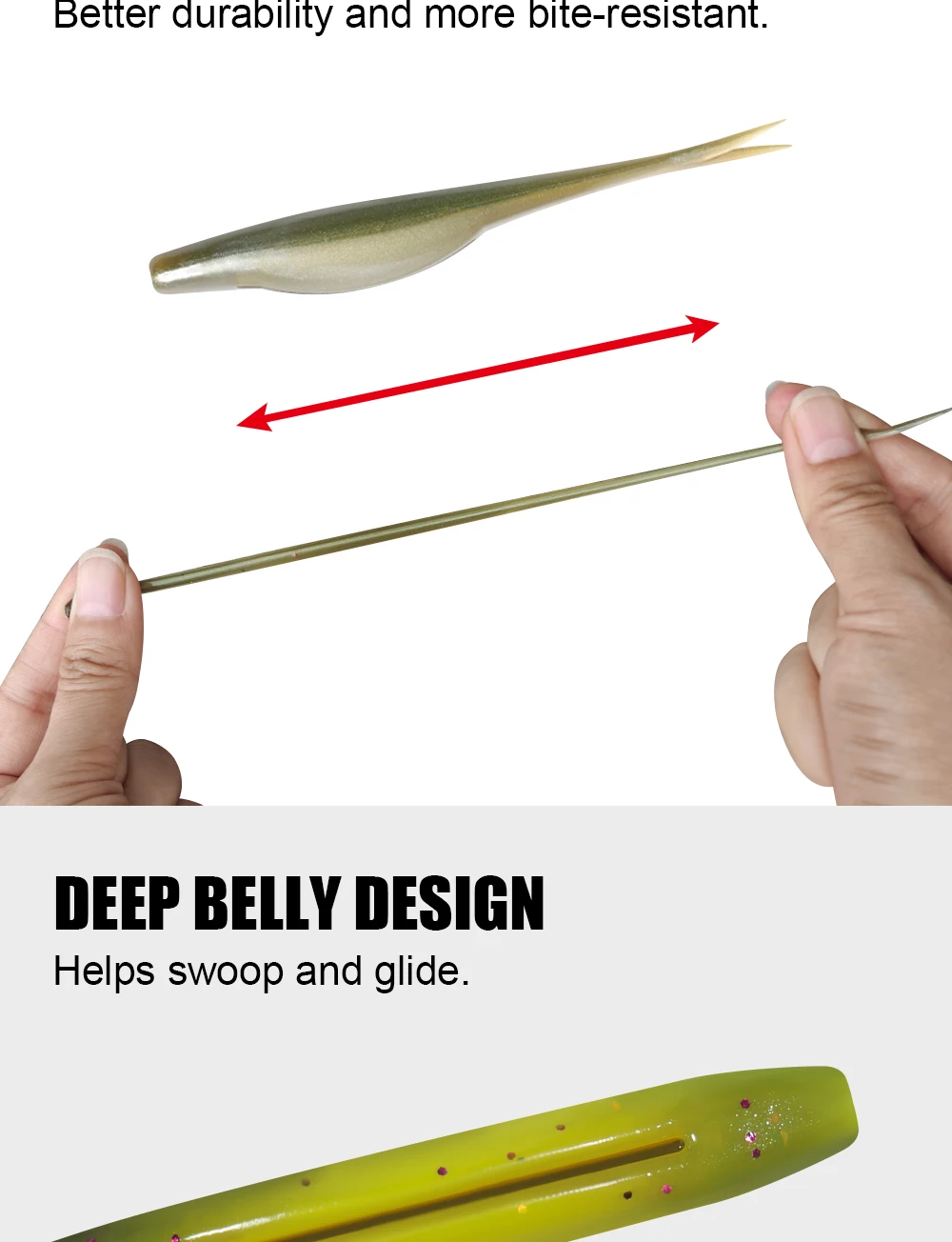 Palisander 7 cm Mini Jerkbait Minnow Weicher Angelköder Verschütteter Schwanz TPR Schwimmender Kunststoff Drop Shot Baitfish Bass Sea Tackle 10 Stück Packung – Detail 4