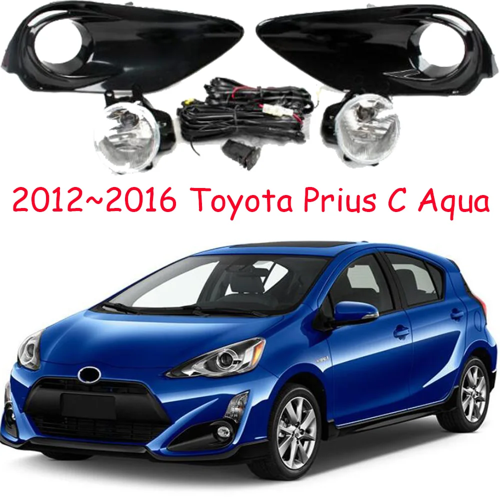 

Car bumper headlight for Toyota Prius fog light C Aqua 2012~2016y halogen bulb 4300K Wire of hanress Headlamp for Prius fog lamp