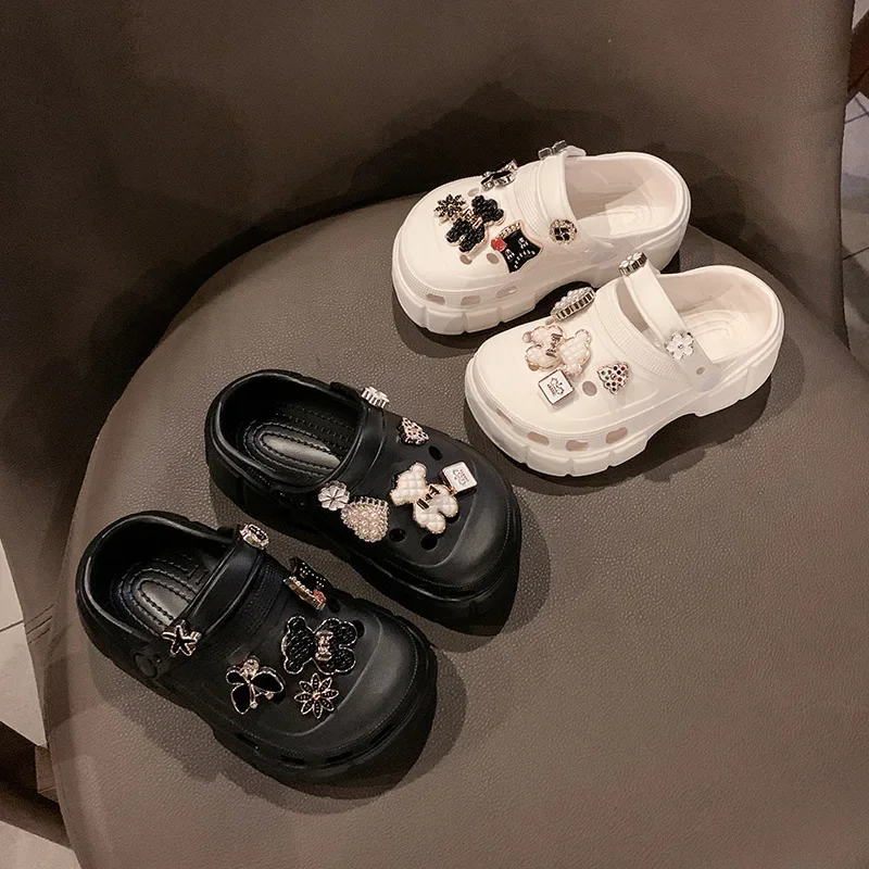 Summer Kids Shoes Baby Girls Sandals Cute Cartoon Eva Sandals Kawaii Sandals and Slippers Toddler Diy Sandals 2