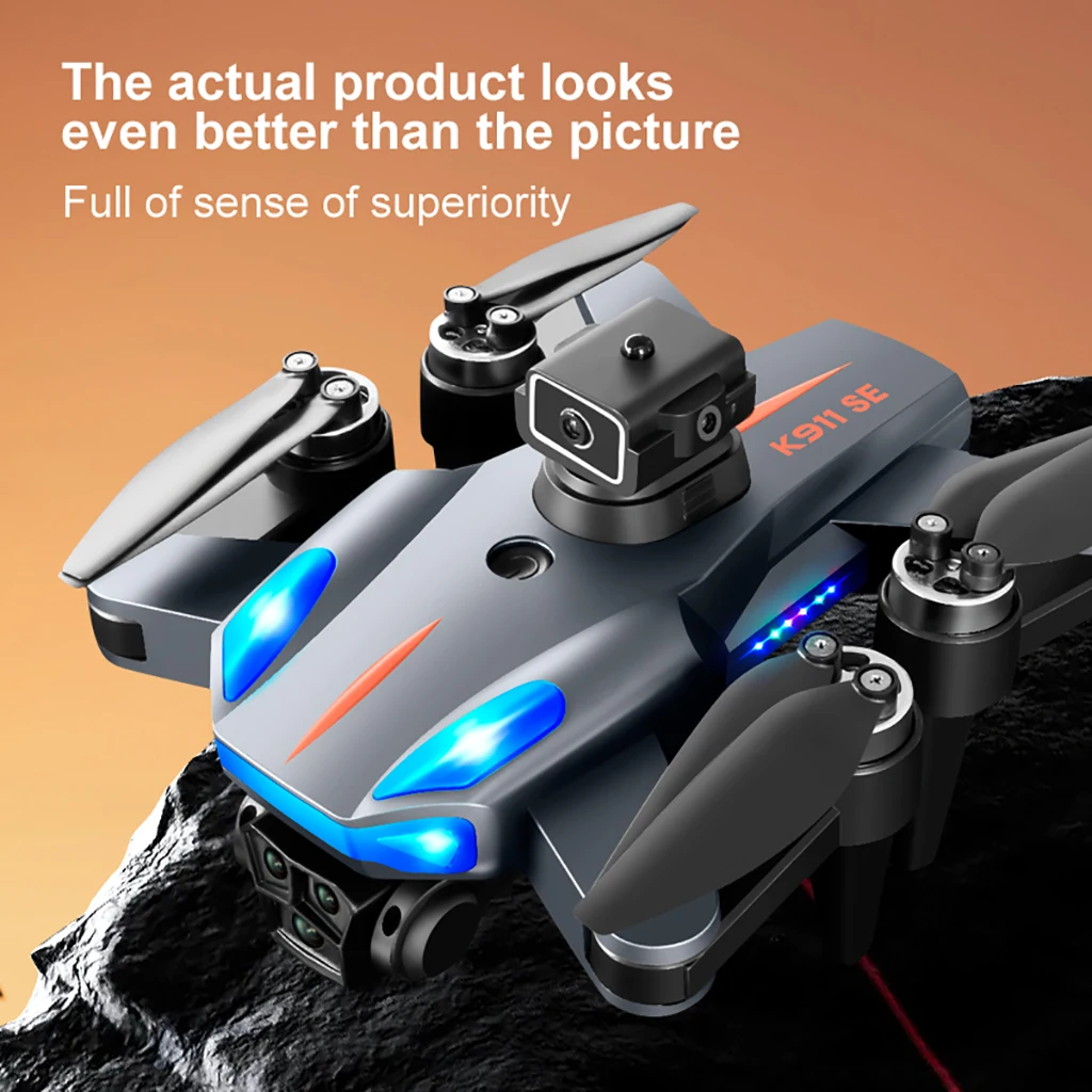 Drone K911SE GPS 4K Caméra FPV Évitement Obstacles Moteur Sans Balais Pliable