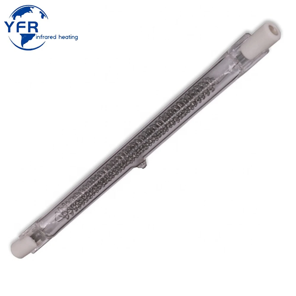 1000W Quartz halogen lamps heater IR emitters Infrared heat bulbs carbon heating tube