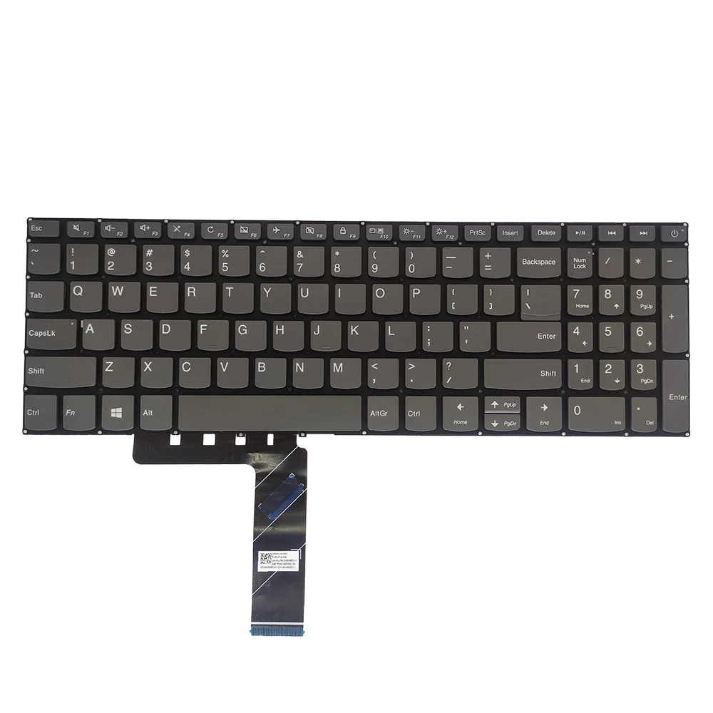 Tastiera Sostitutiva Per Lenovo IdeaPad L340-17IWL, S145 E Altri Modelli - Layout Italiano QWERTY, Grigio, Senza Retroilluminazione - Foto 5