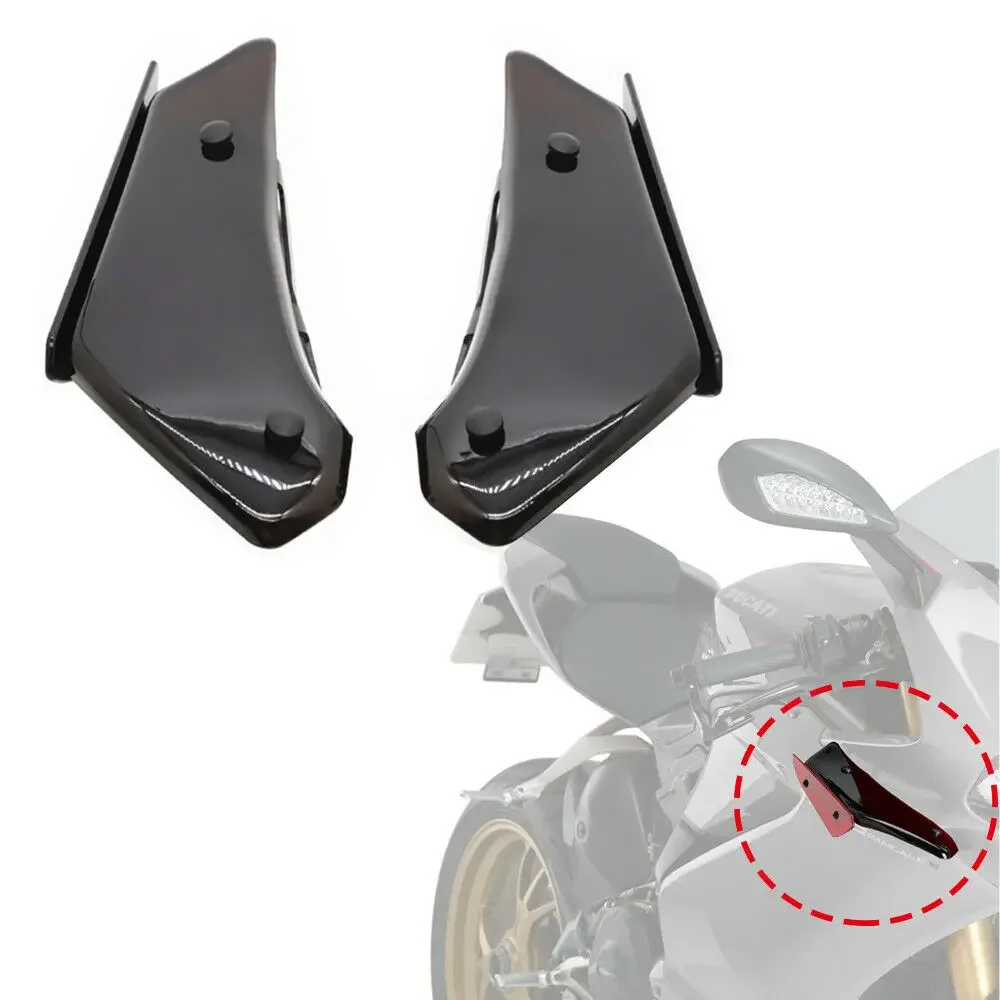 

For DUCATI Panigale 899 959 1199 1299 V4 V 4 Side Spoiler Downforce Winglets Fairing