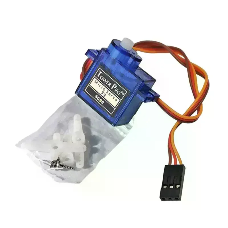 1/3 pezzi RC auto robot braccio Arduino avviamento progetto fai da te SG90 9G micro servomotore 180 ° /360 ° Servo digitale 5V - immagine 4