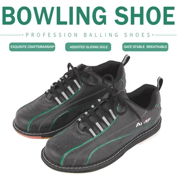 Nuovi stivali da Bowling neri per uomo donna taglia 35-46 scarpe da allenamento per Bowling Indoor traspiranti antiscivolo suole universali