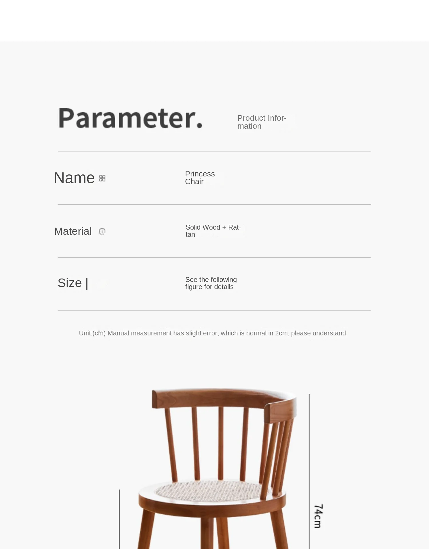 X&D Nordic Japanese Style Solid Wood Wicker Windsor Dining Chair Home Retro Leisure Backrest Chair Solid Wood Wicker Round Chair