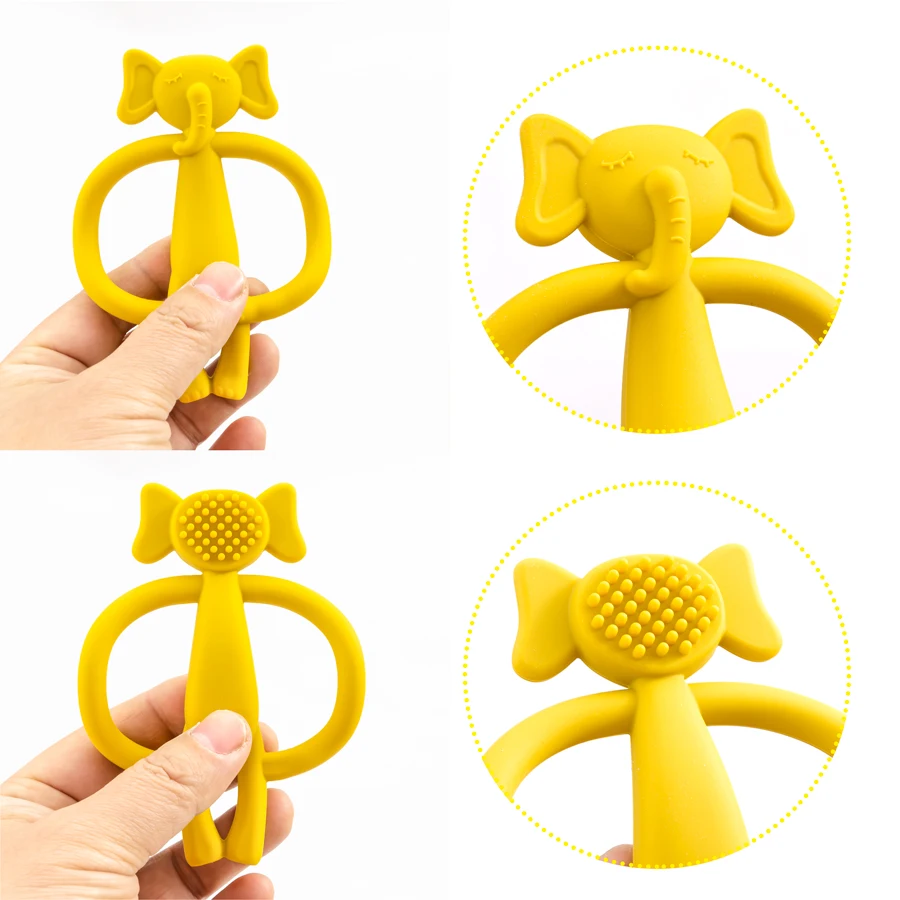 BPA Free Baby Teething Toy Newborn Health Nursing Teether Molar Gifts Baby Teething Chewing Toy Children's Products 4