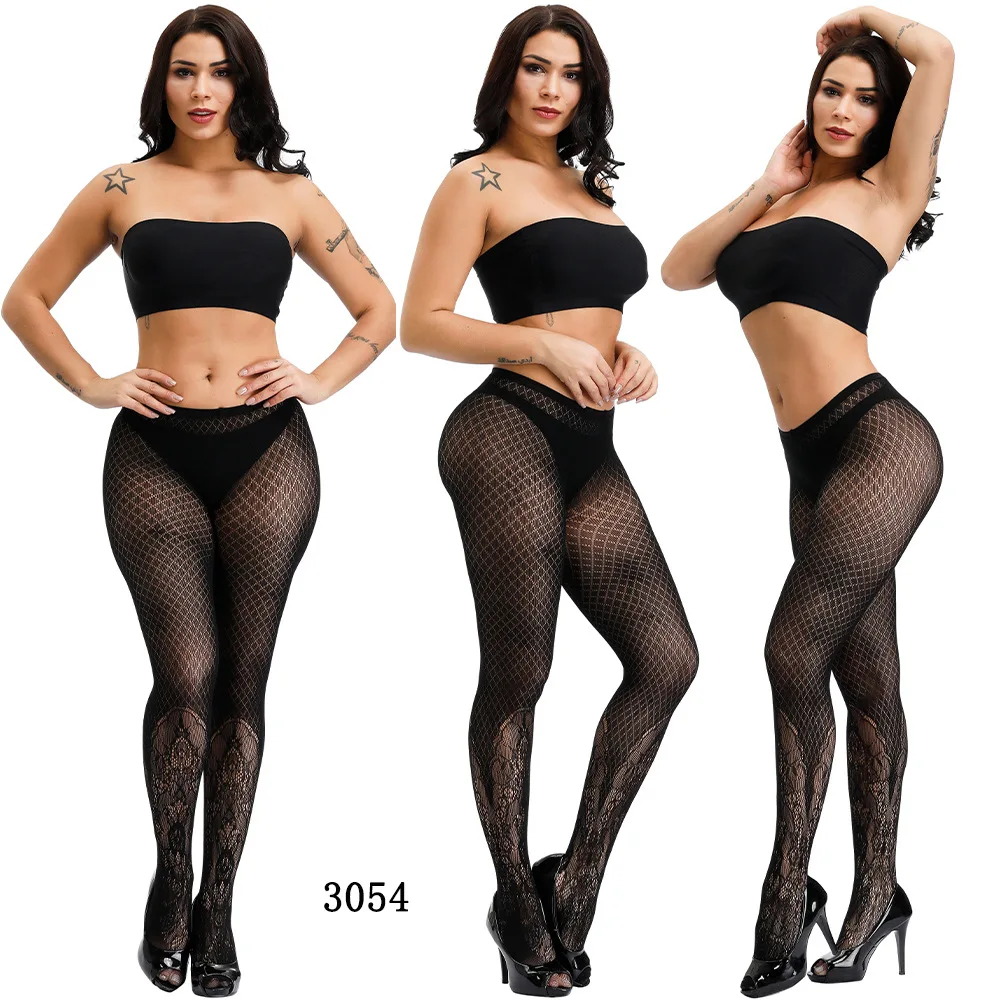 DOIAESKV Frauen Bodystocking Sexy Dessous Strumpfhosen Erotische Dessous Body Strümpfe Von Große Größe Strumpfhosen Plus Größe Frauen Strumpfhosen – Detail 26