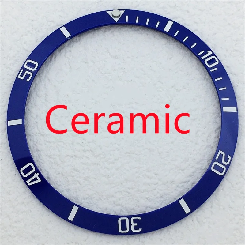 Premium BLIGER Ceramic/Aluminium Watch Bezel Insert - 37.2mm x 31.4mm Watch Accessory