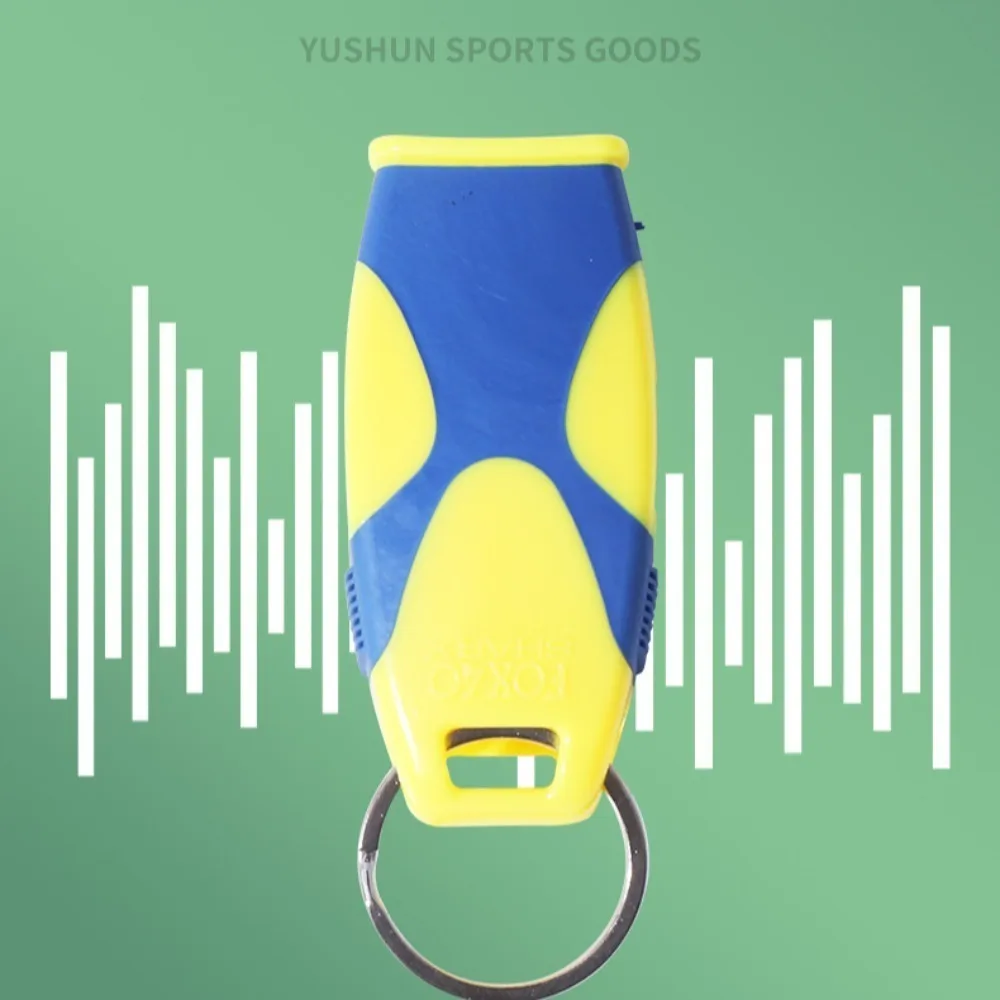 Description Picture 5 of itemBicolor Referee Whistles Whistle Classic ABS Seedless Whistle Loudest Cheering Fish Mouth Whistle Volleyball