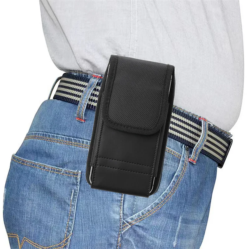 Phone Pouch For Samsung S23 Ultra 5G Leather Phone Case For Galaxy S23 Plus S21 S20 S22 Ultra S9 S8 S7 Flip Waist Card Belt Bag