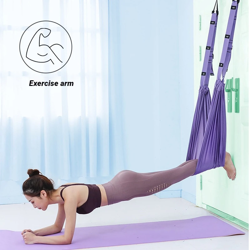 Aerial Yoga Strap Adjustable Anti Gravity Inverted Stretching Back Bending And Waist Assistance