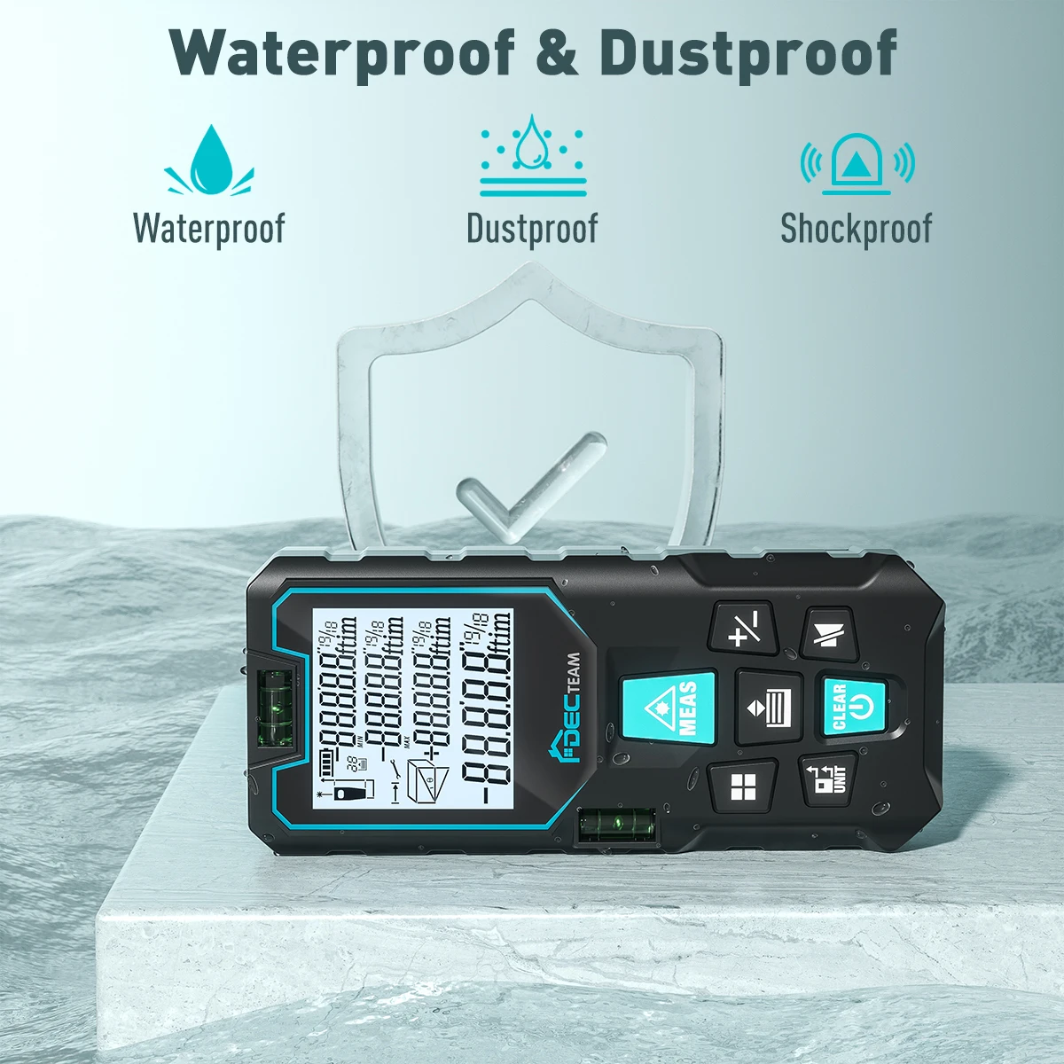 Laser Rangefinder 50M/100M/120M Laser Distance Digital Meter With LCD Screen M/i