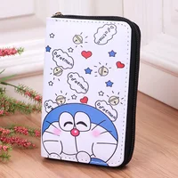 Doraemon's new wallet cartoon card holder cute zipper pu multi-compartment boys and girls student coin purse clutch 1